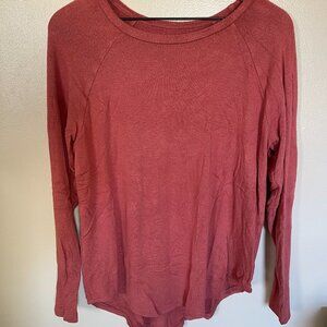 American Eagle Long Sleeve Maroon shirt